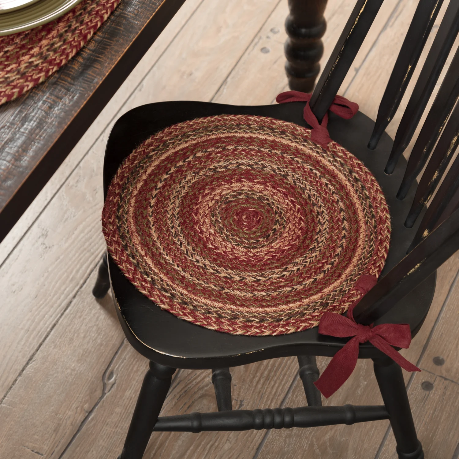 Set of 6 Cider Mill Jute 15" Chair Pad