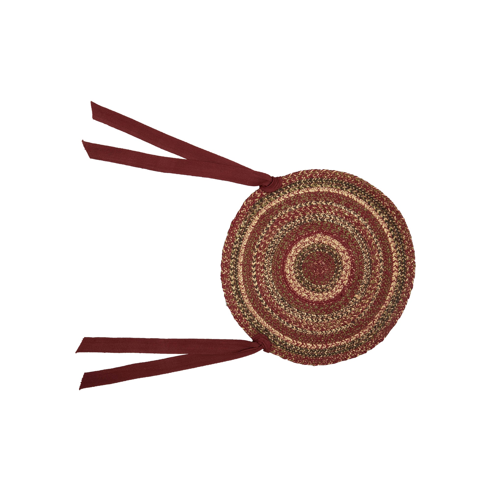 Set of 6 Cider Mill Jute 15" Chair Pad - Image 4