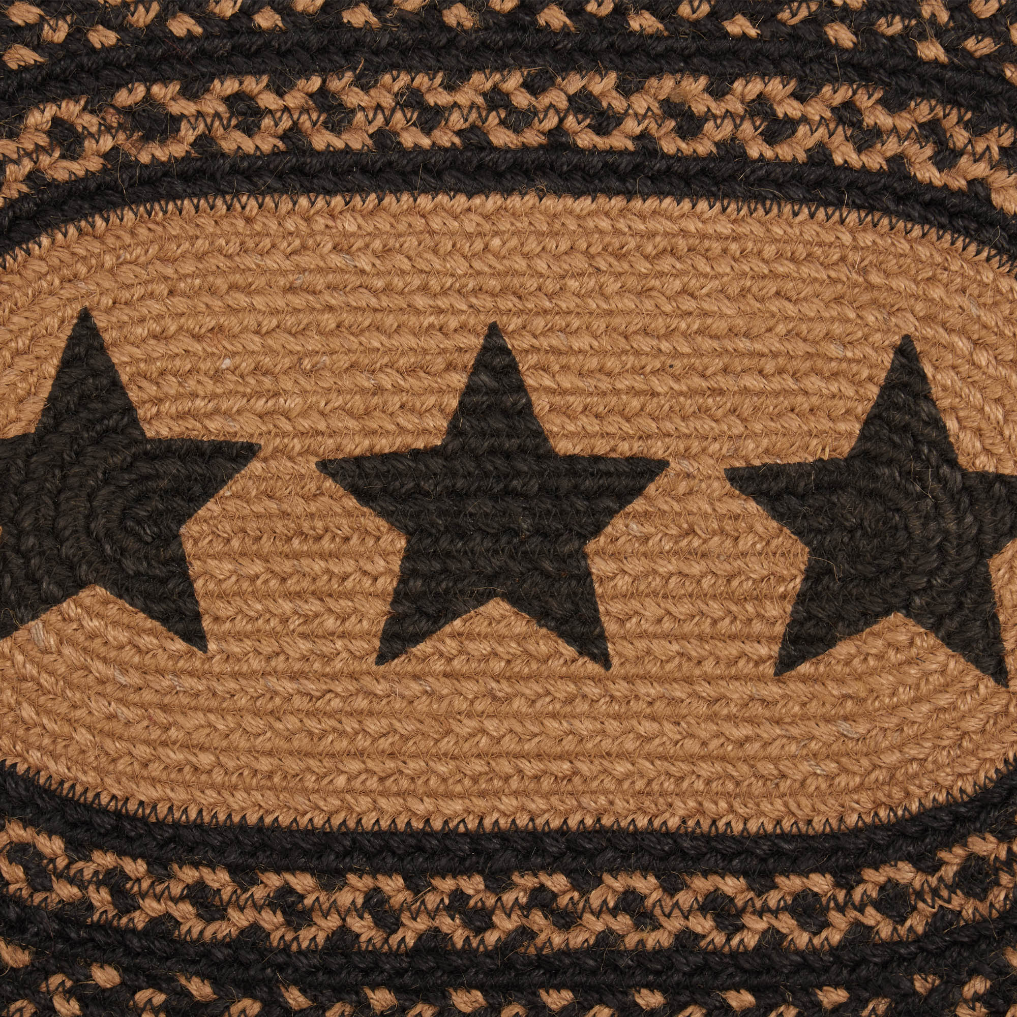 Set of 6 Farmhouse Jute Stencil Stars Placemat - Image 2