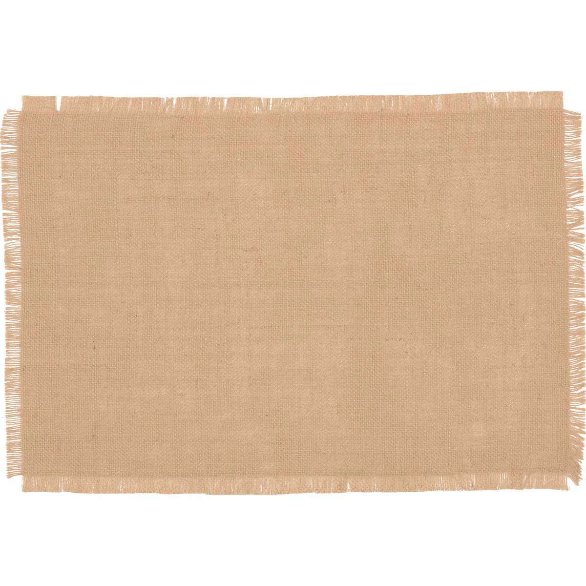 Set of 6 Jute Burlap Natural Placemats