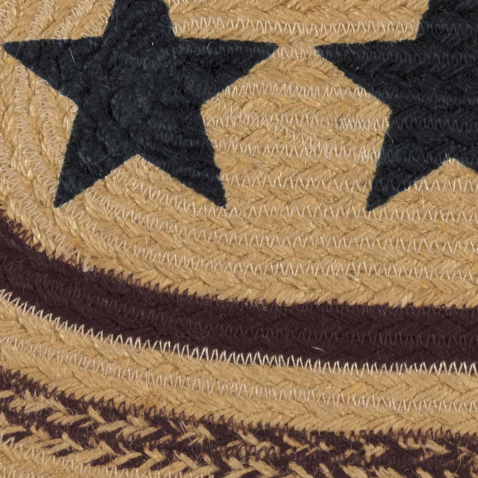 Set of 6 Potomac Jute Stencil Stars Placemats - Image 3