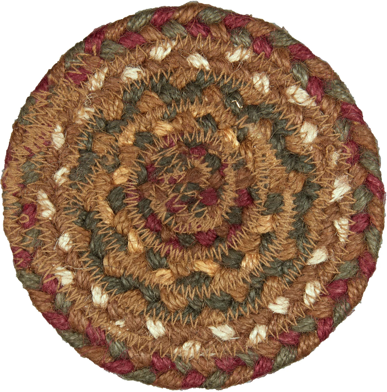 Set of 6 Tea Cabin Jute Coasters - Image 3