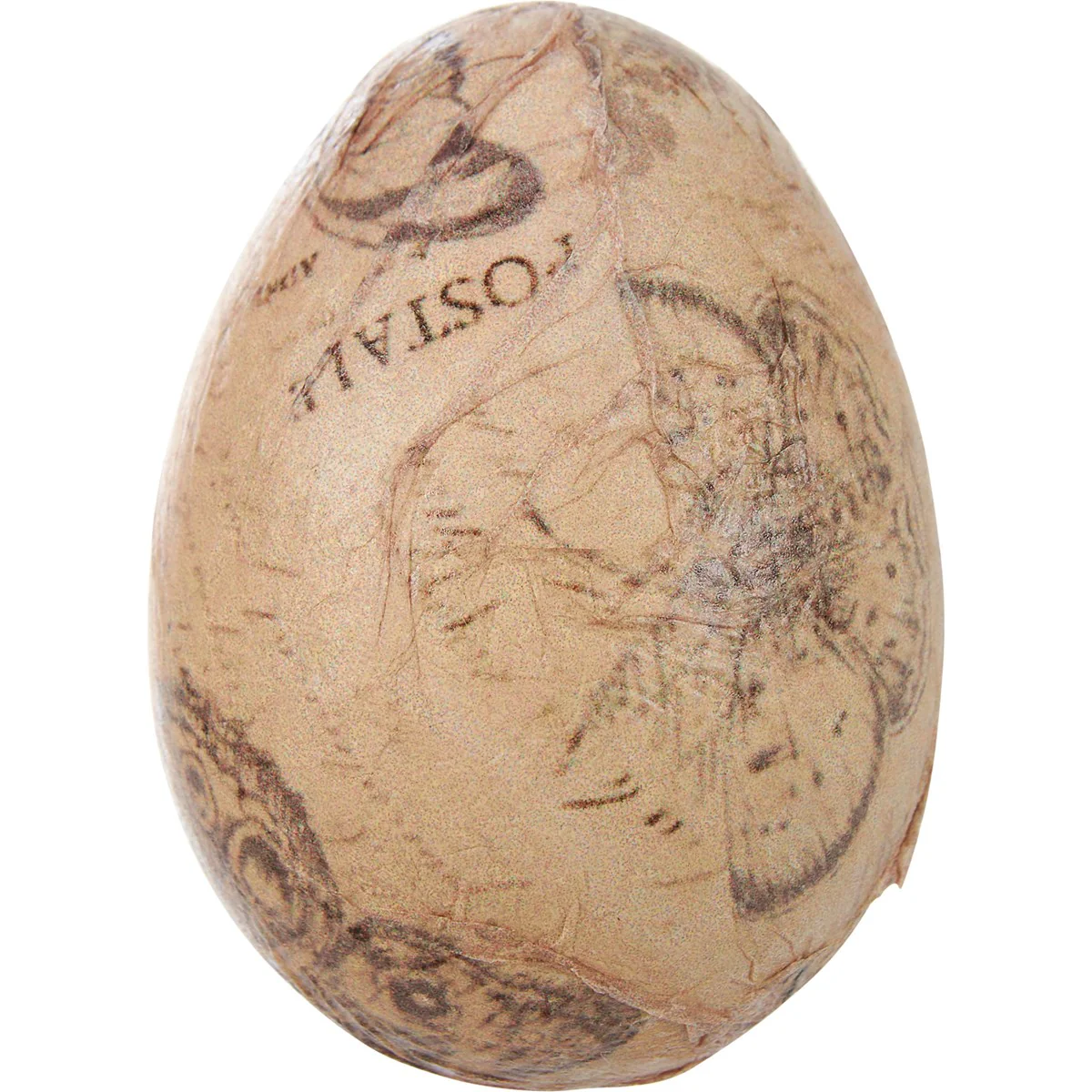 Set of 6 Vintage-Style Paper Wooden Eggs - Image 4