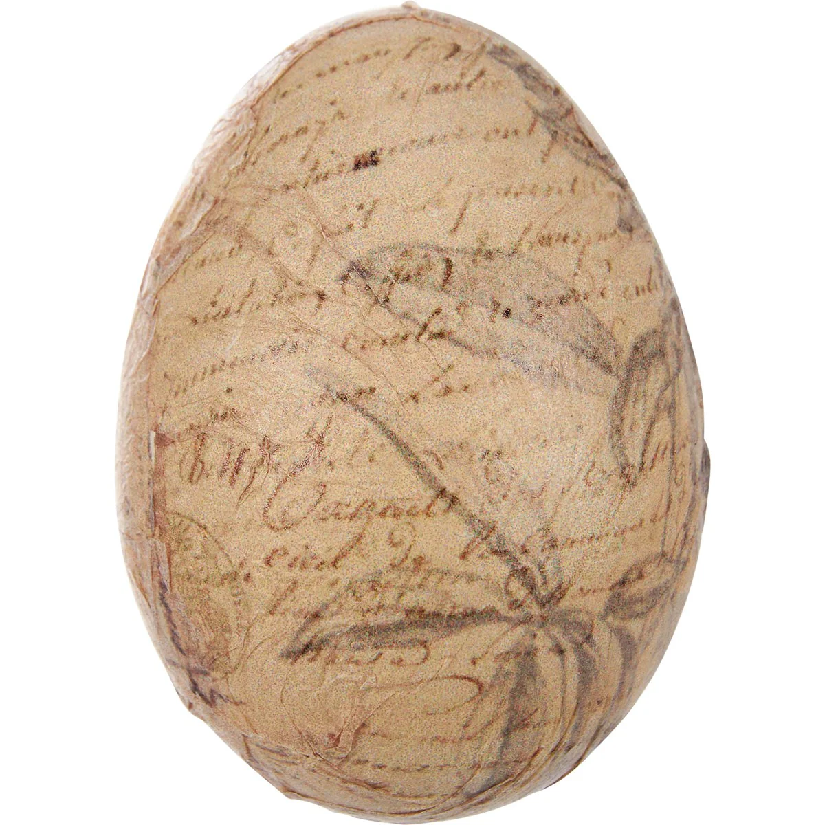 Set of 6 Vintage-Style Paper Wooden Eggs - Image 5