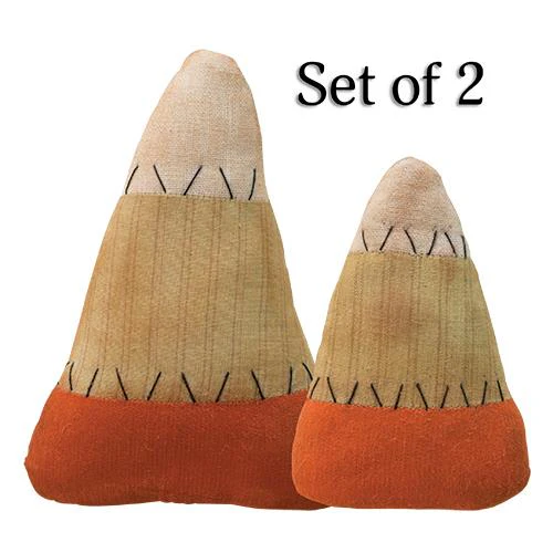 💙 Set of Two Stuffed Candy Corn