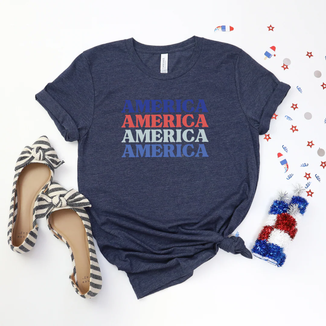 ๐ Shades of America T-Shirt - ๐ 4th of July Collection