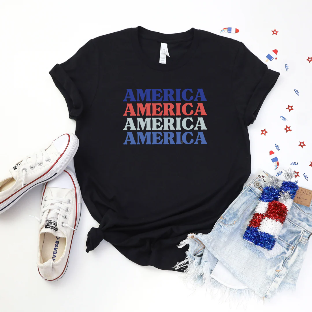 ๐ Shades of America T-Shirt - ๐ 4th of July Collection - Image 2