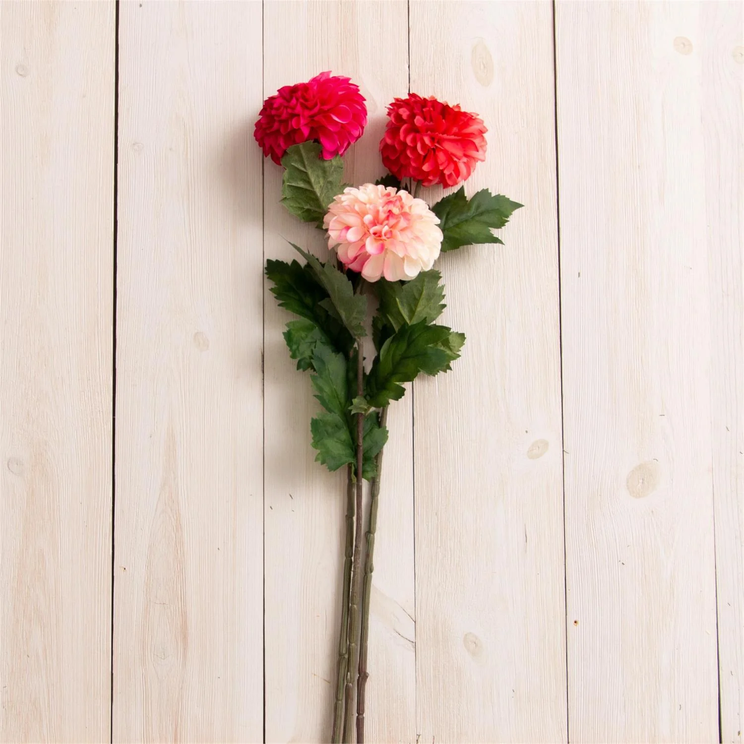 Shades of Pink Dahlia 29" Faux Floral Stem