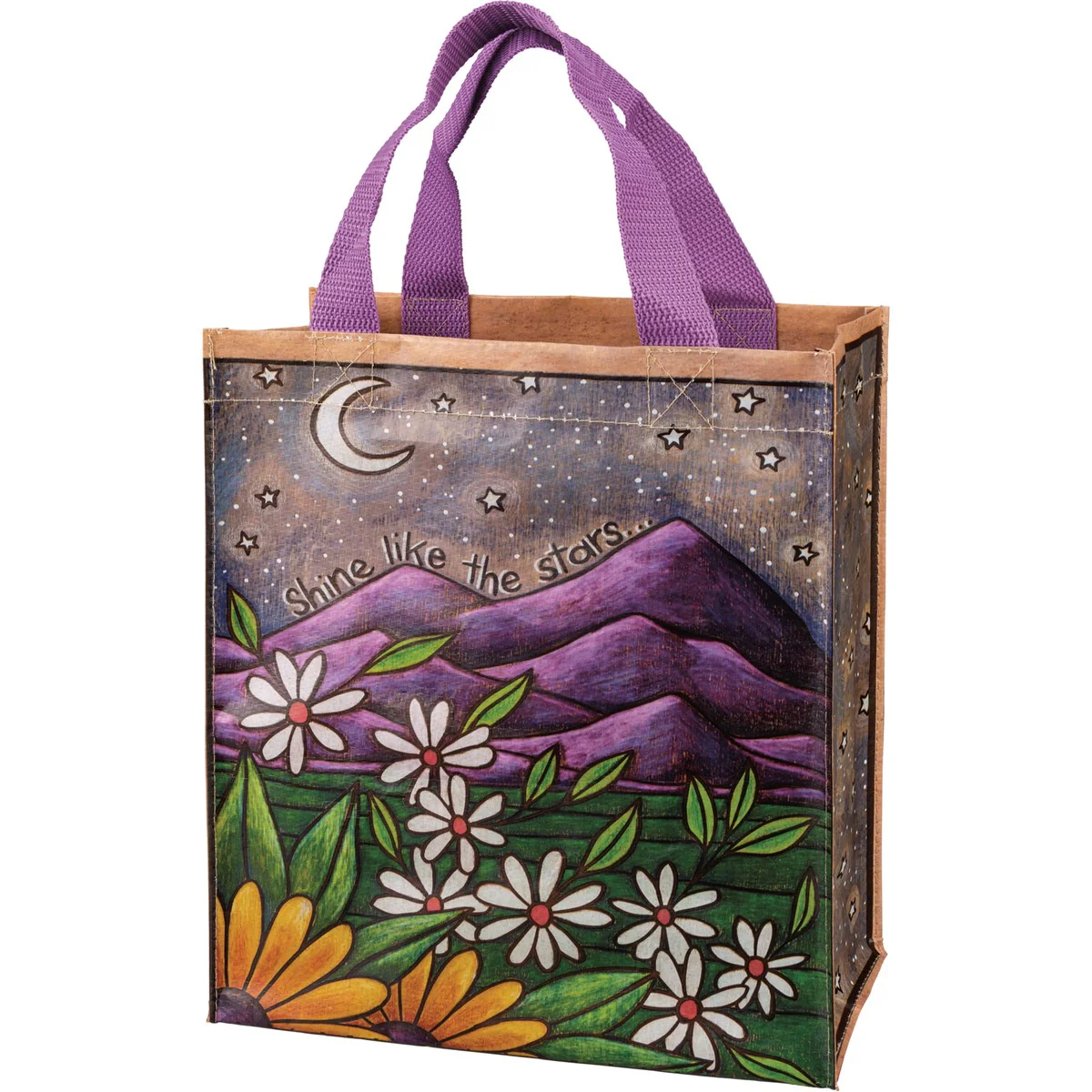 ๐ Shine Like The Stars Daily Market Tote Bag - Image 2