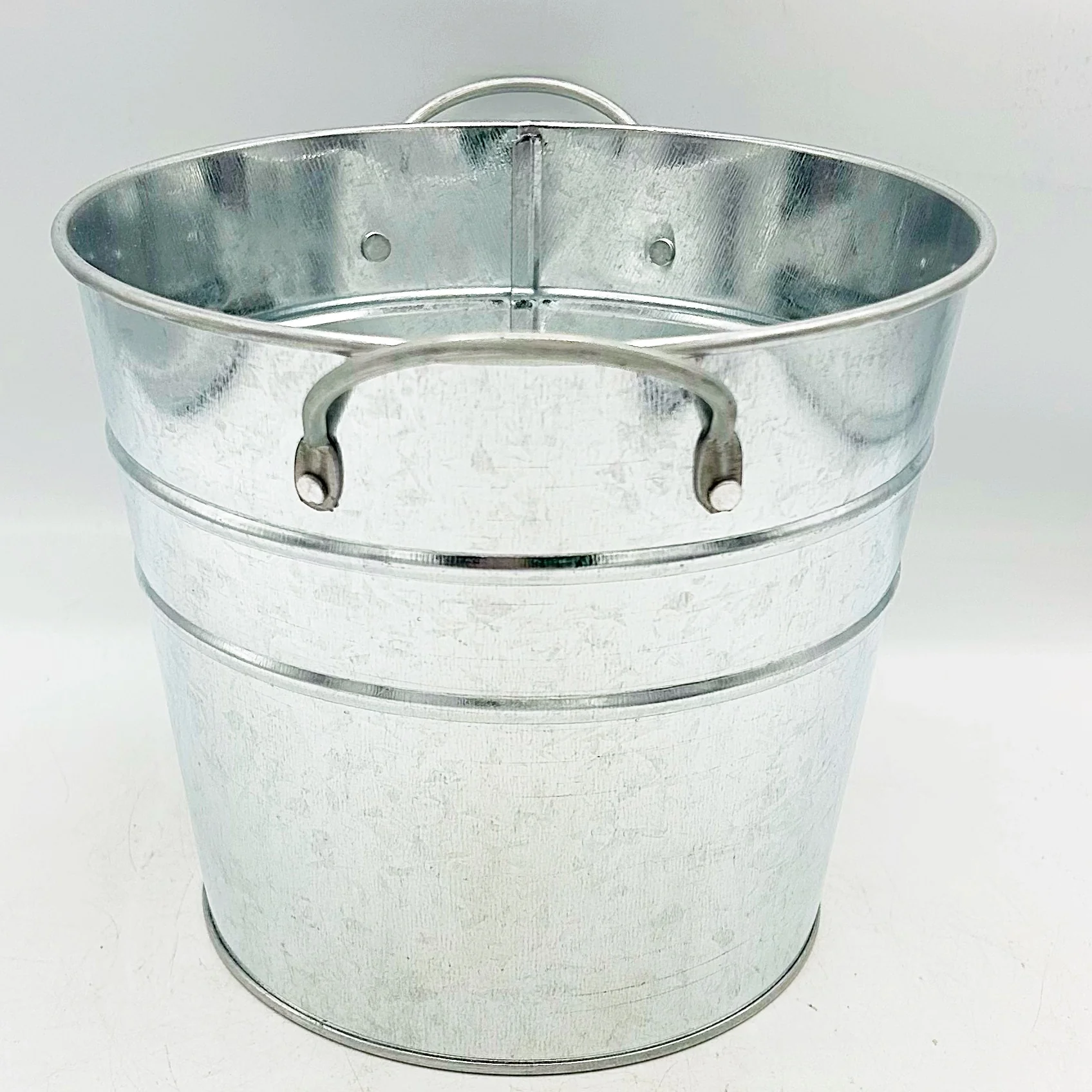 Surprise Me Sale π€ π Shiny Galvanized Bucket with Handles 6" H - Image 4