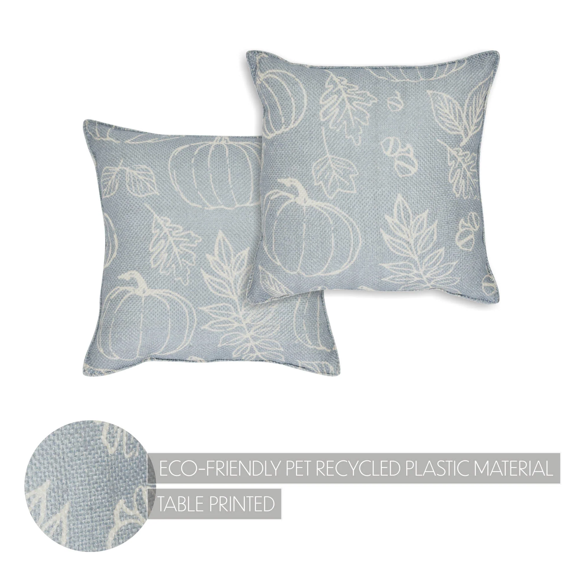 Silhouette Pumpkin Grey 14" Accent Pillow - Image 4