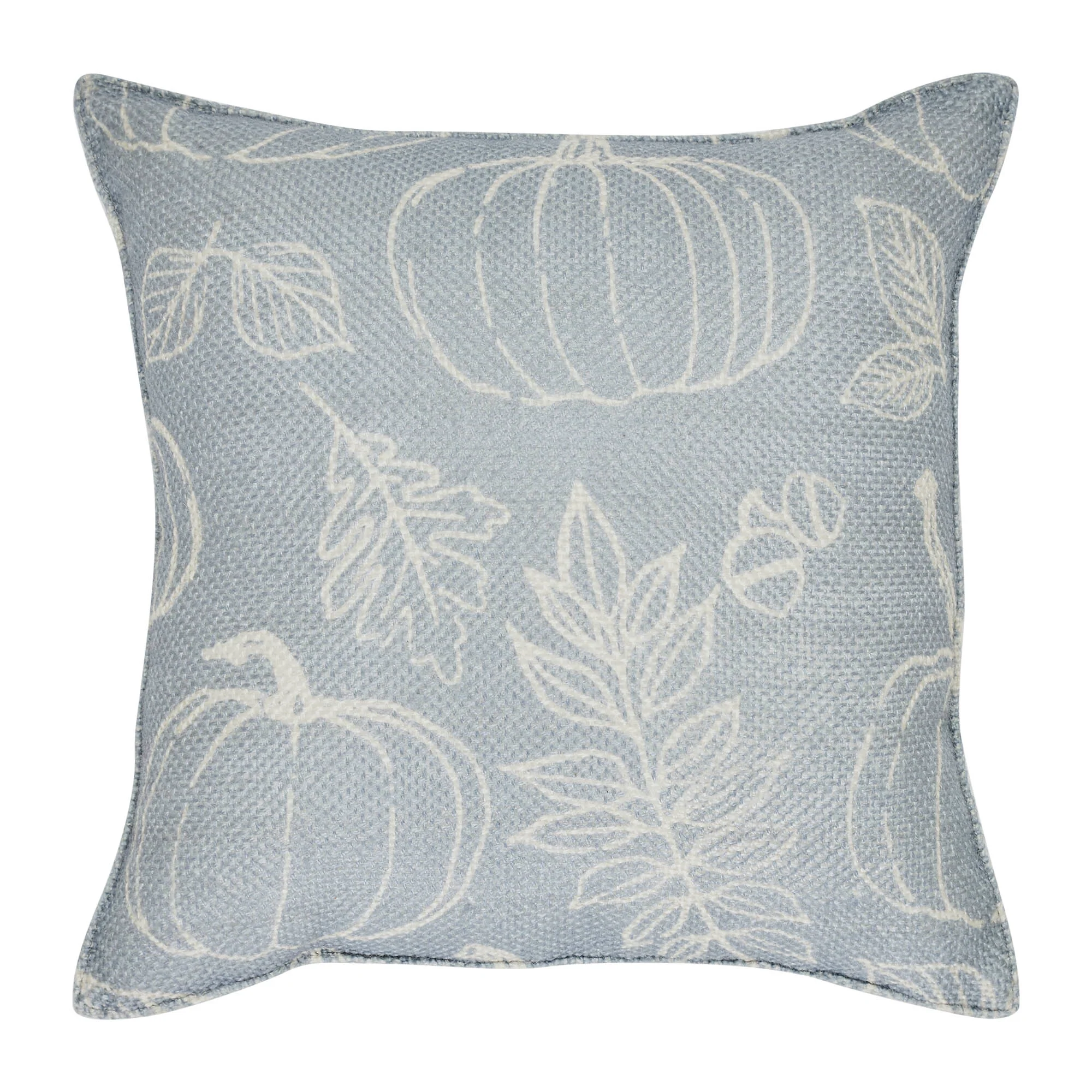 Silhouette Pumpkin Grey 14" Accent Pillow - Image 5