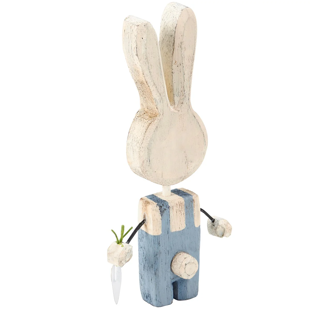 ๐ Skippy Bunny 6" Wooden Chunky Sitter - Image 3