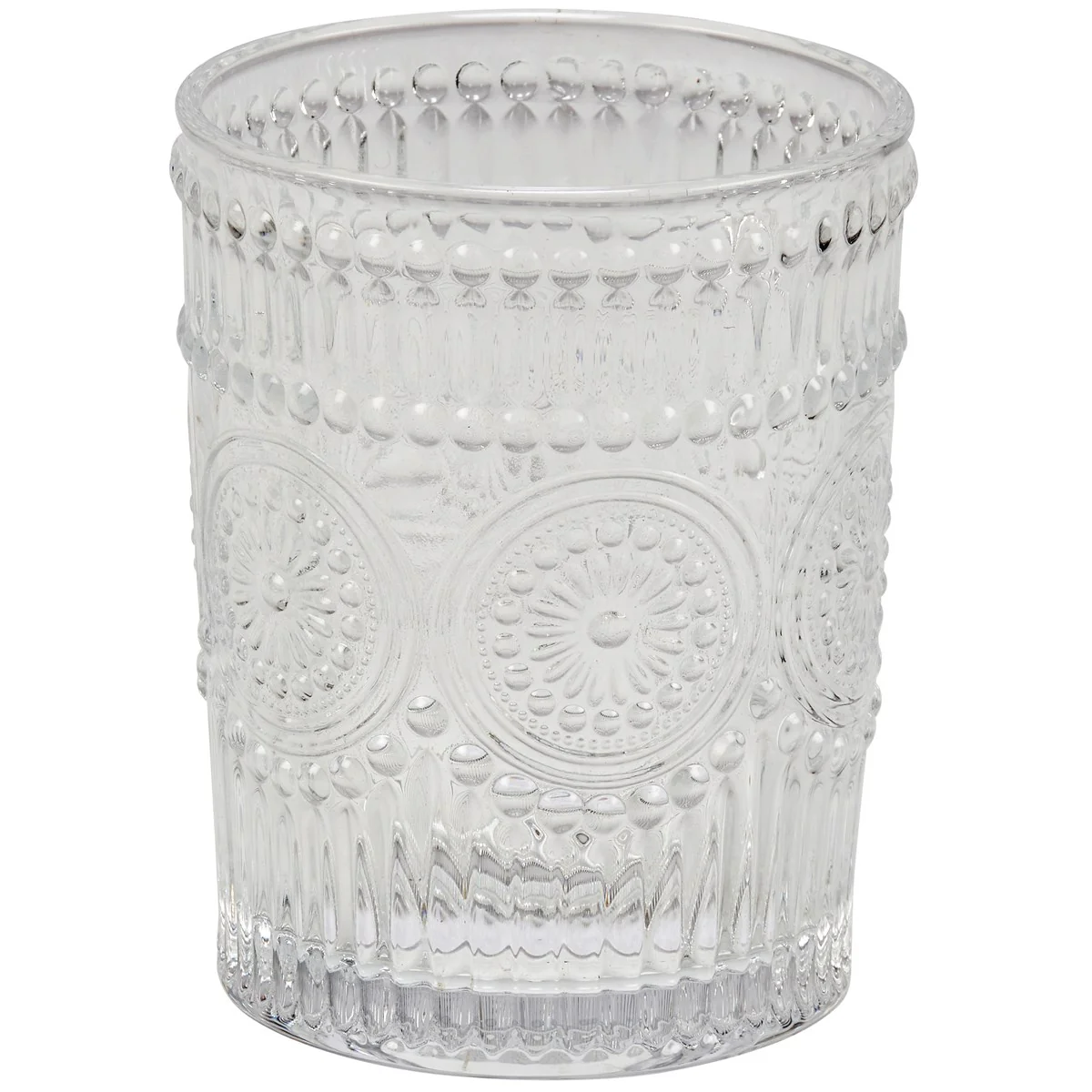 π Small Medallion Vintage-Style Drinking Glass 10 oz