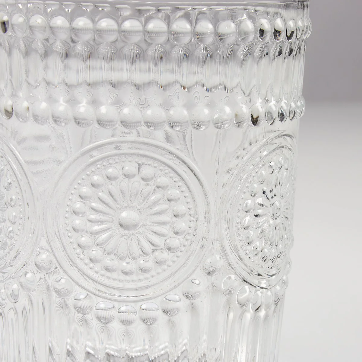 π Small Medallion Vintage-Style Drinking Glass 10 oz - Image 3