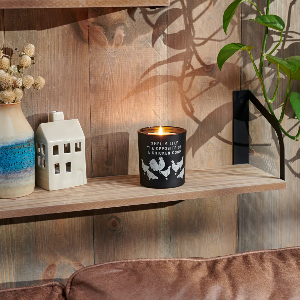Smells Like the Opposidt of a Chicken Coop 8 oz Jar Candle - Image 2