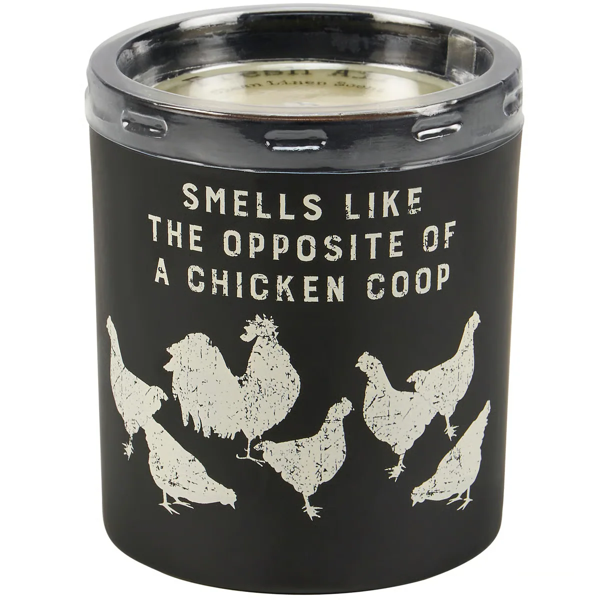 Smells Like the Opposidt of a Chicken Coop 8 oz Jar Candle - Image 6