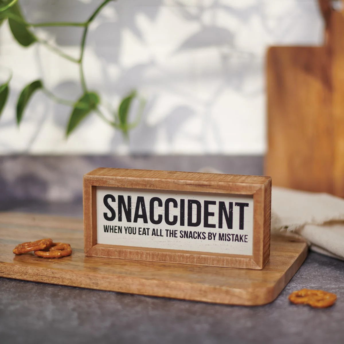 Snaccident When You Eat All The Snacks Inset Box Sign - Image 4