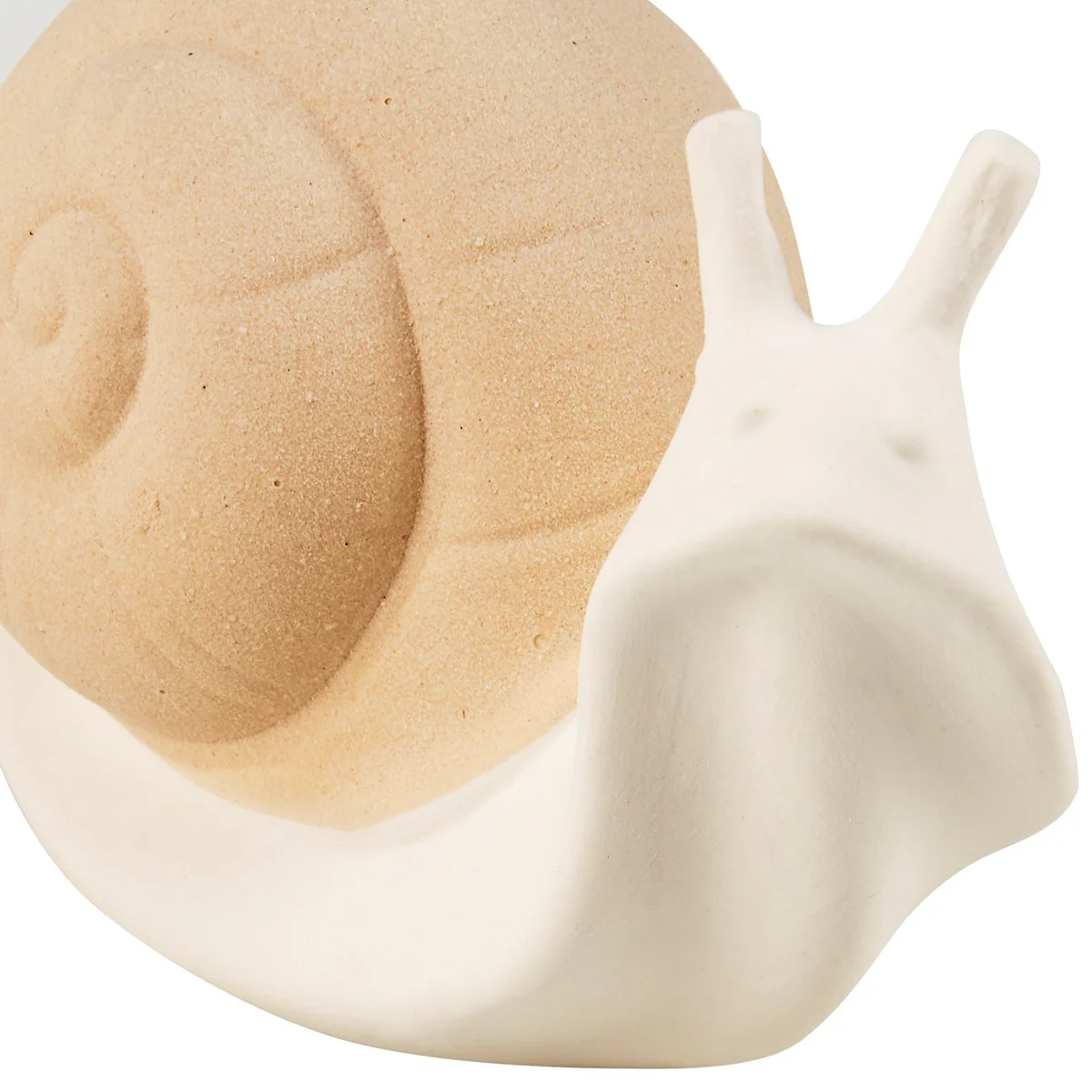 Snail Natural Colors Stoneware Figurine 3.25" H - Image 4