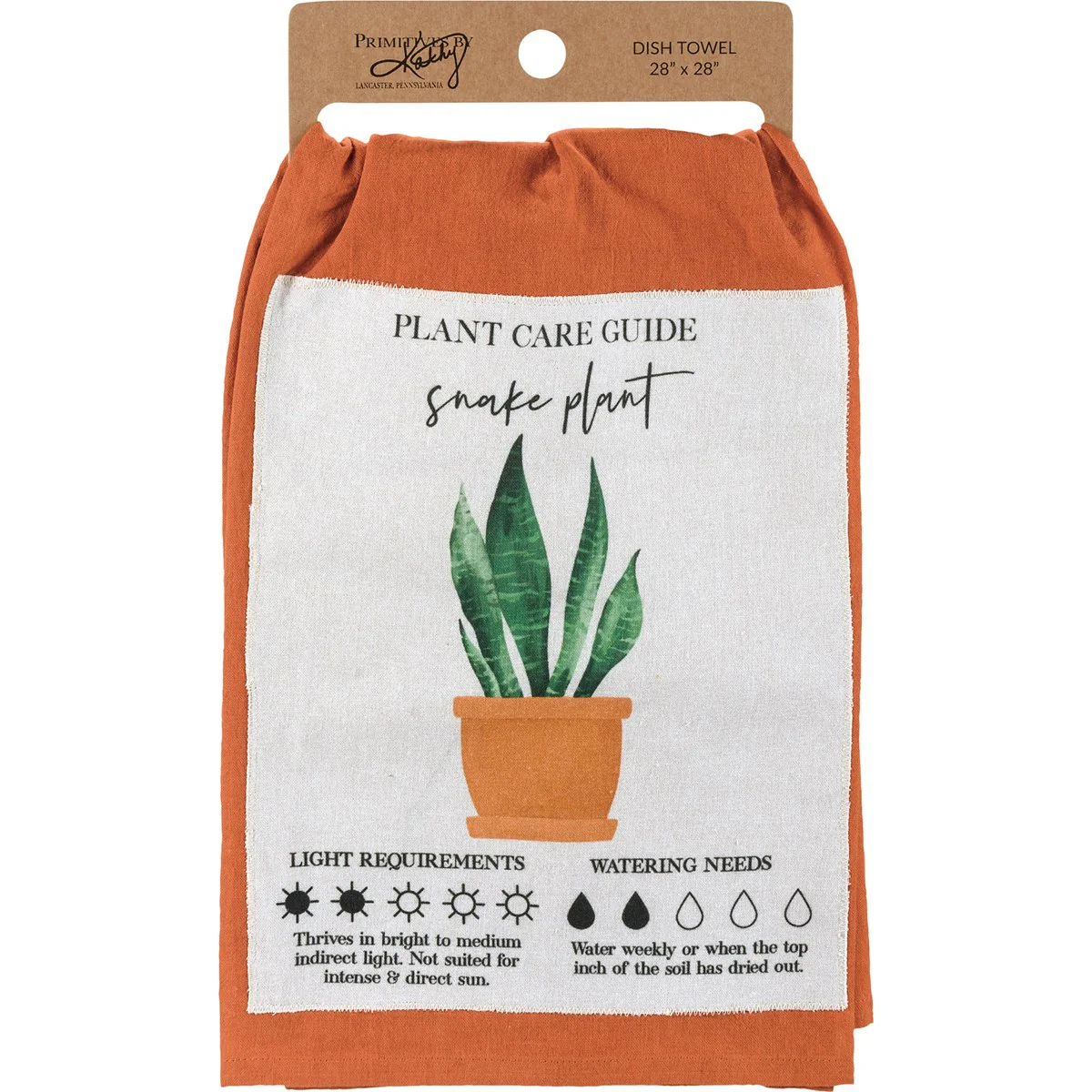 Surprise Me Sale π€ π Snake Plant Guide Houseplants Kitchen Towel