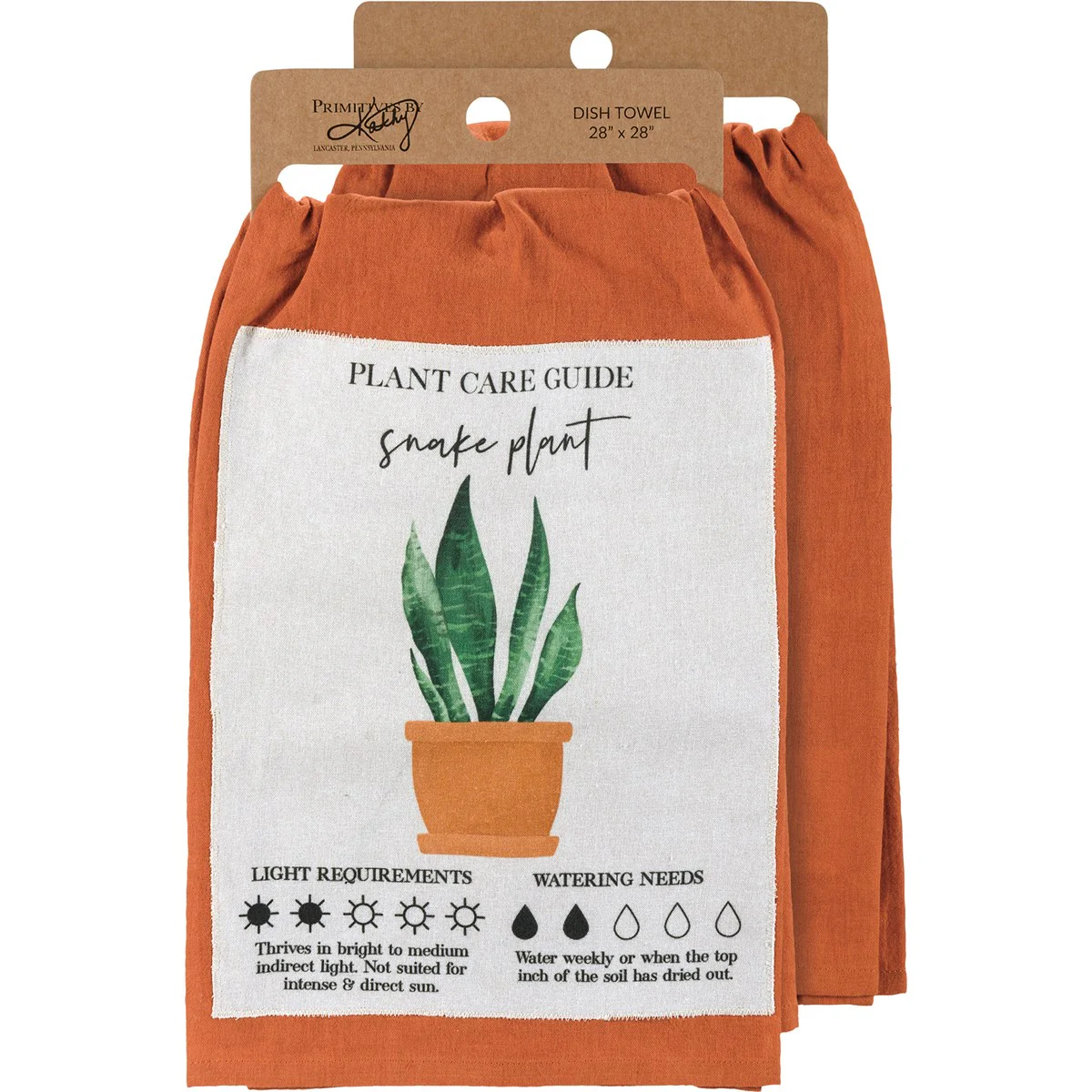 Surprise Me Sale π€ π Snake Plant Guide Houseplants Kitchen Towel - Image 2