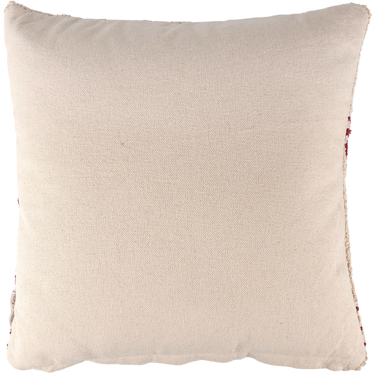 Snowflakes Red and White 18" Accent Pillow - Image 4