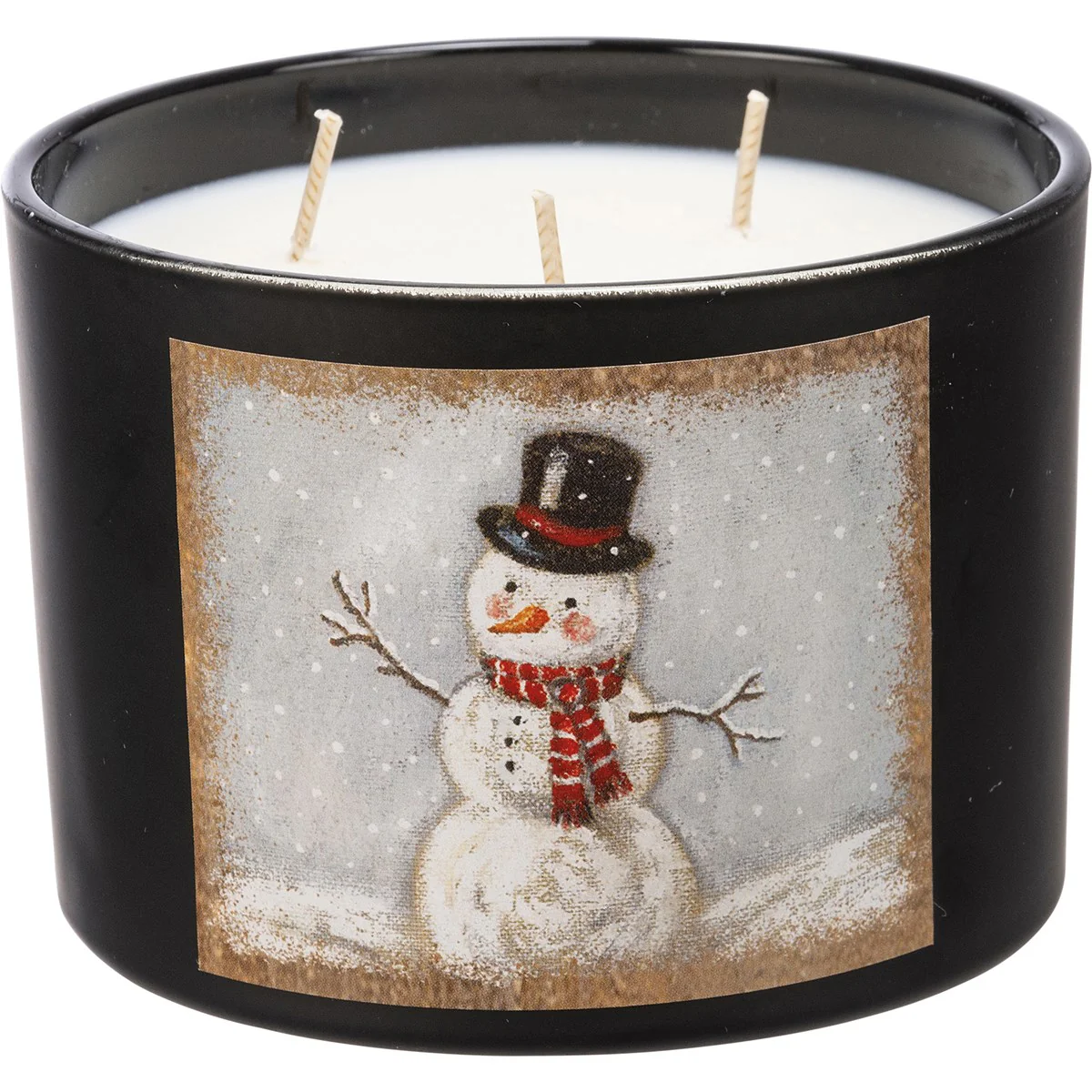 💙 Snowman 14 oz Sugar Cookie Jar Candle - Image 4