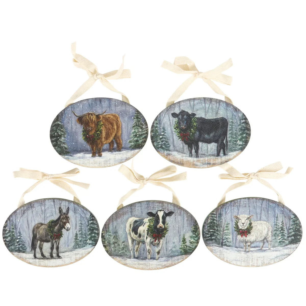 DAY 19 ✨ 25 Days of Ornaments ✨ Snowy Animals Ornament Set of 5
