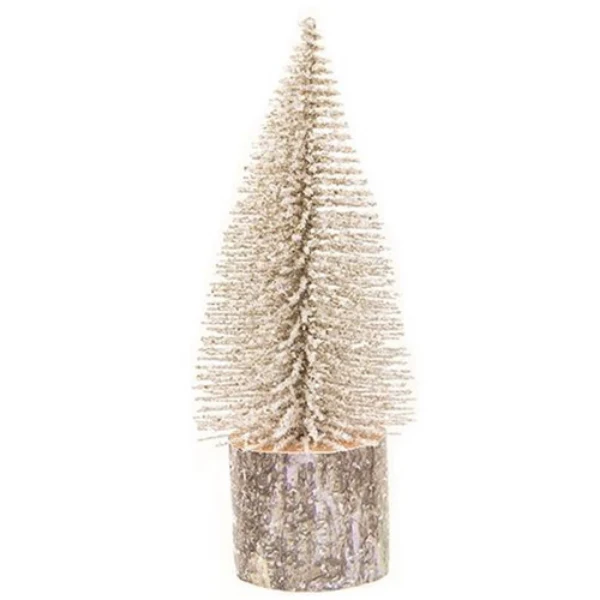 Snowy Foxtail 8" Faux Pine Tree