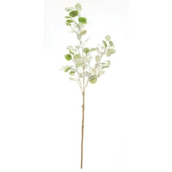 Snowy & Glittered Eucalyptus 32" Faux Spray