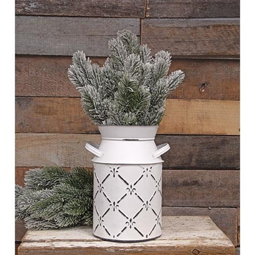 Snowy Pine 14.5" Faux Evergreen Bush - Image 2