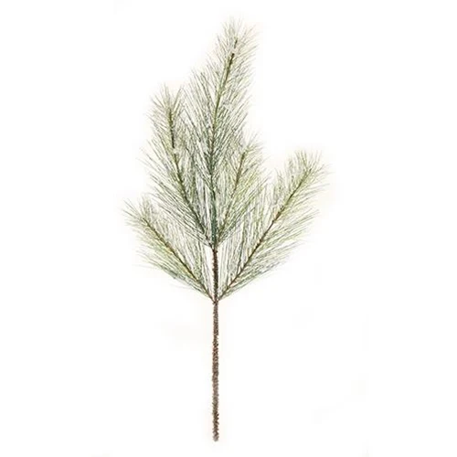 ๐ Snowy Silver Fir 24" Faux Spray