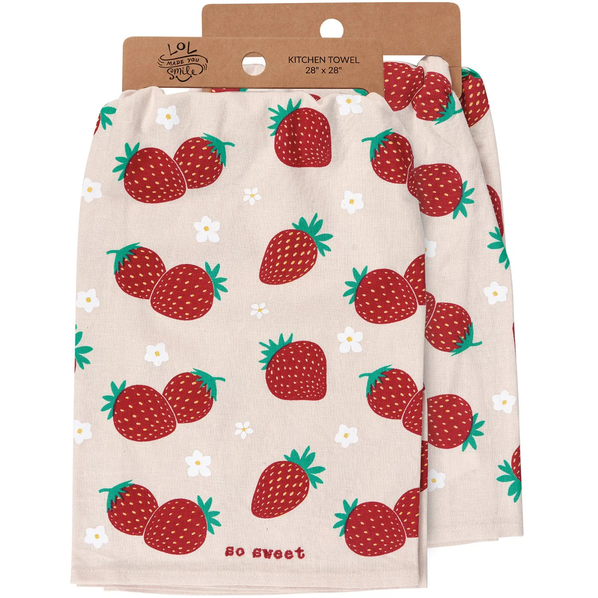 So Sweet Strawberries Kitchen Towel - Image 3