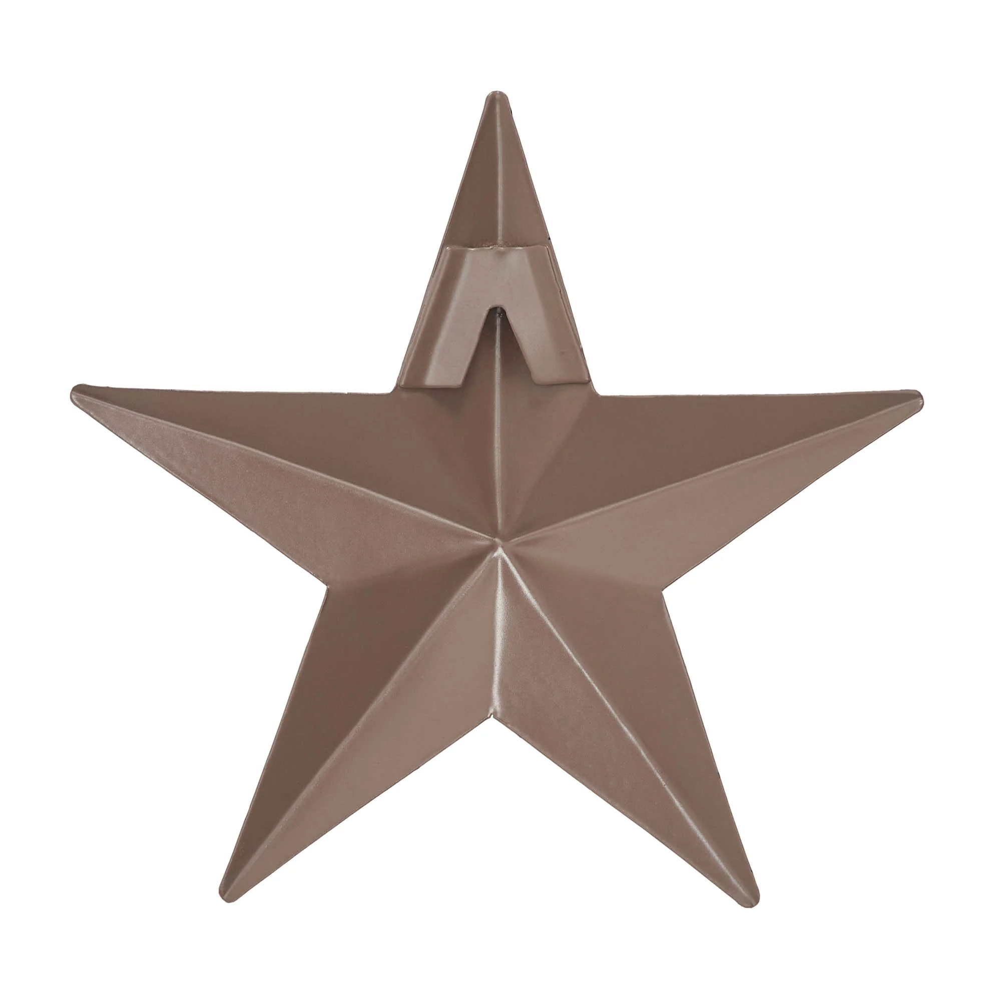 Speckled Rust Brown Distressed 4" Metal Star - Image 4