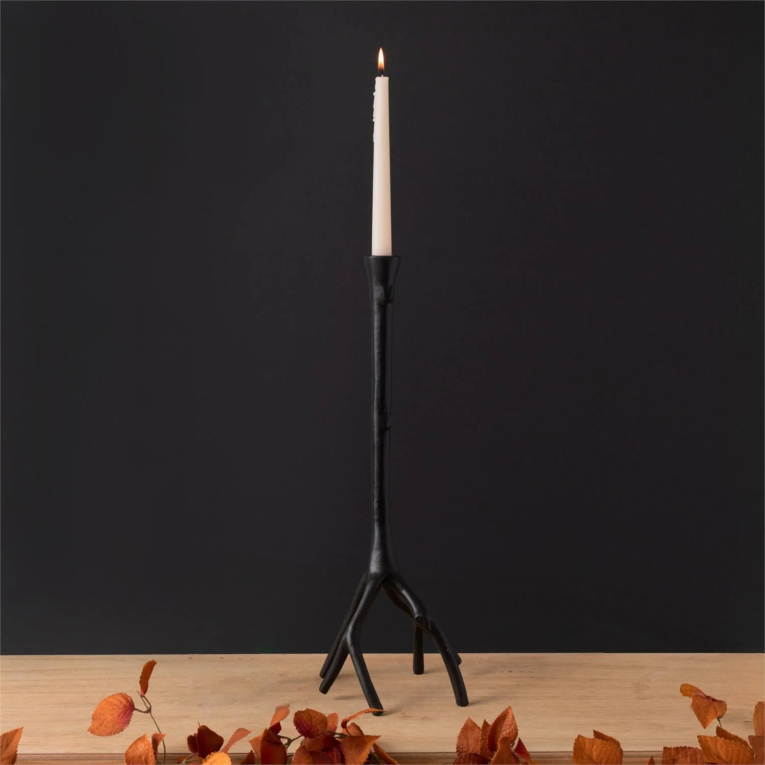 Spooky Branch Candle Holder 11.5" H