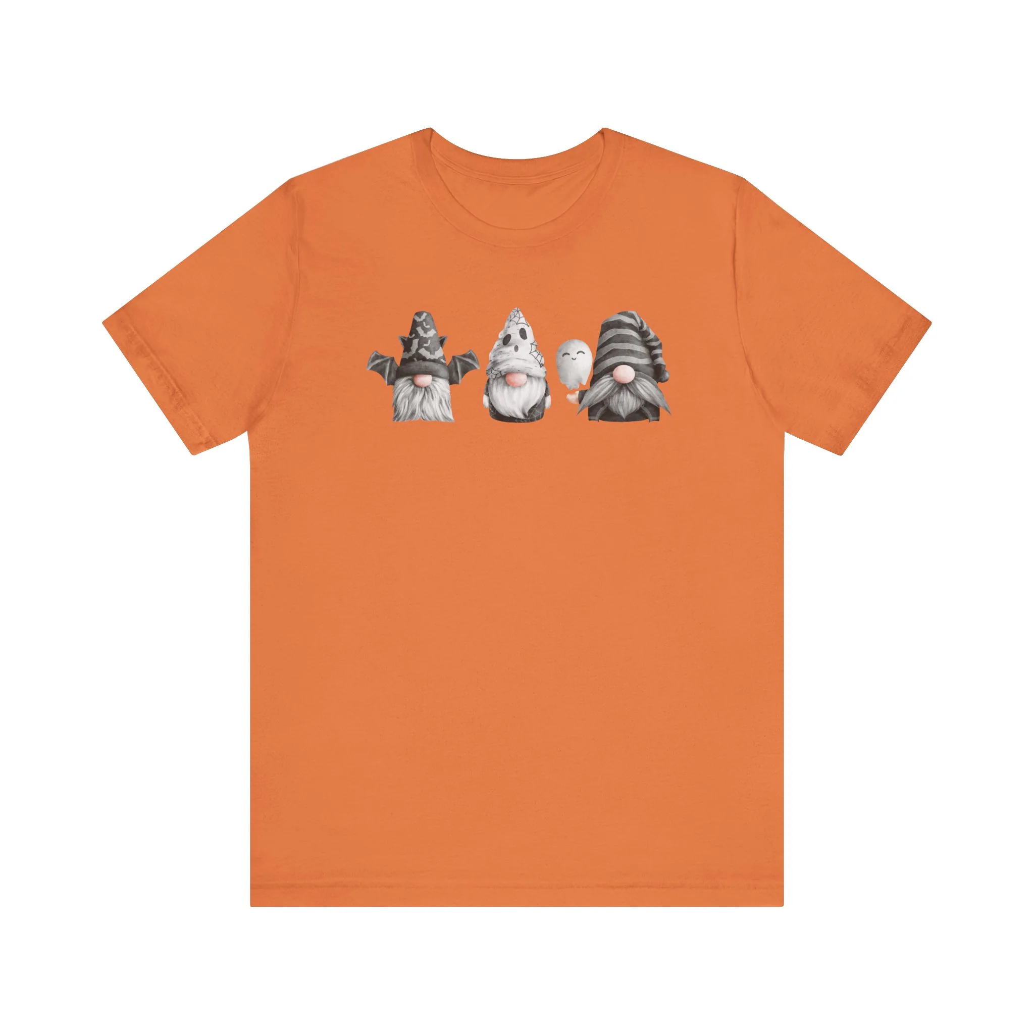 Spooky Gnome Trio Halloween Cozy T-Shirt - Image 4