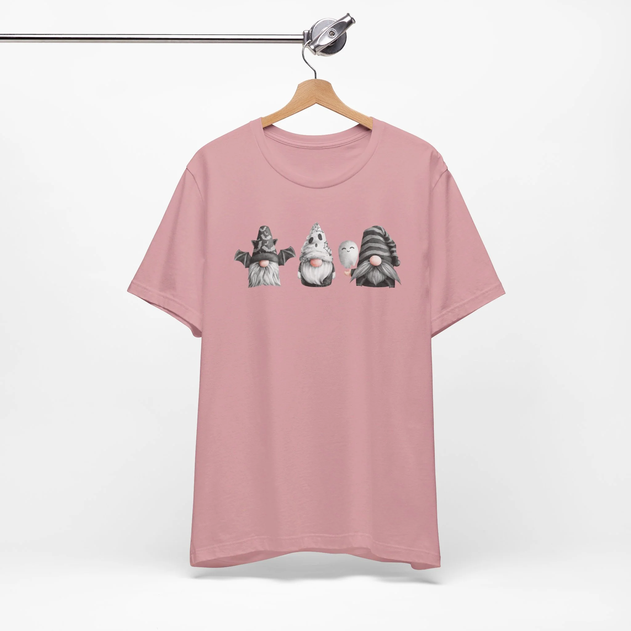Spooky Gnome Trio Halloween Cozy T-Shirt - Image 7
