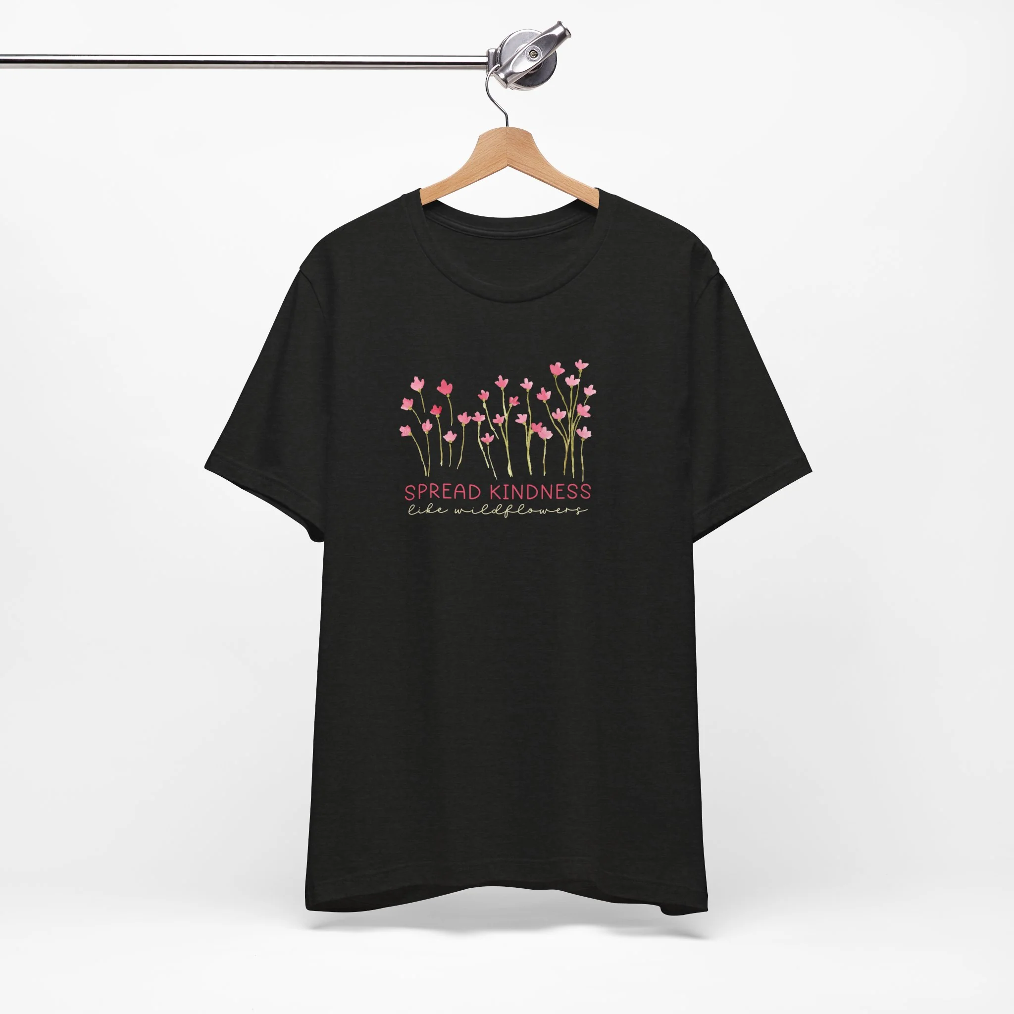 🔥 Spread Happiness Like Wildflowers Cozy T-Shirt - Image 3