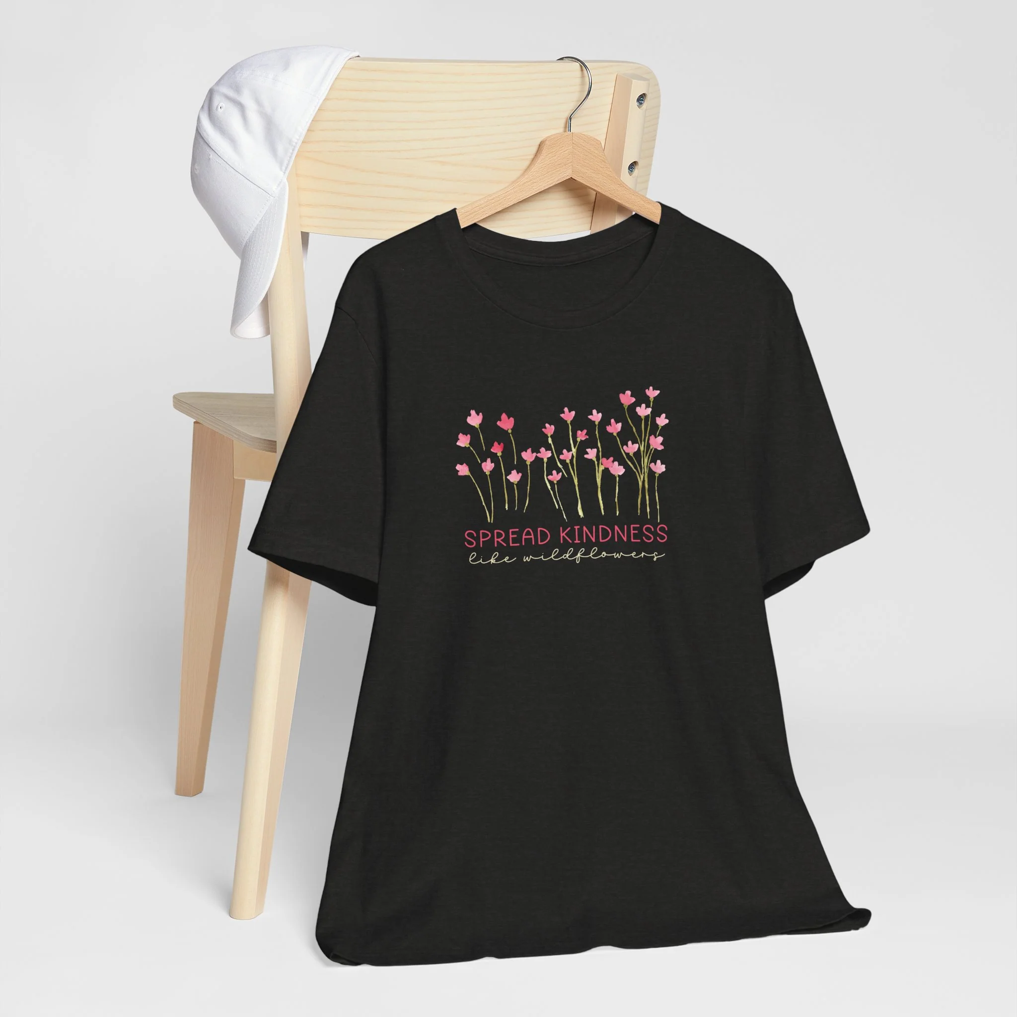 🔥 Spread Happiness Like Wildflowers Cozy T-Shirt - Image 4