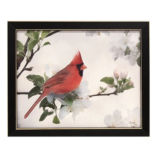 Spring Cardinal 10" x 8" Framed Print