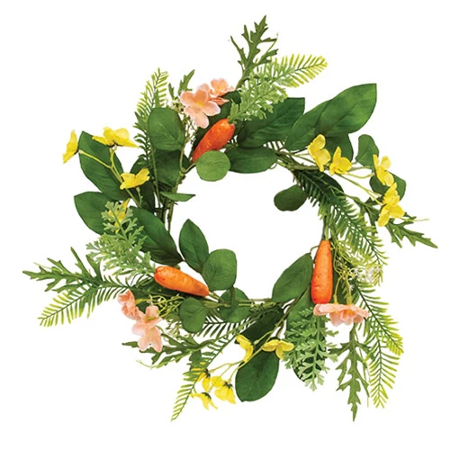 Spring Carrot Garden 12" Small Wreath - Image 2