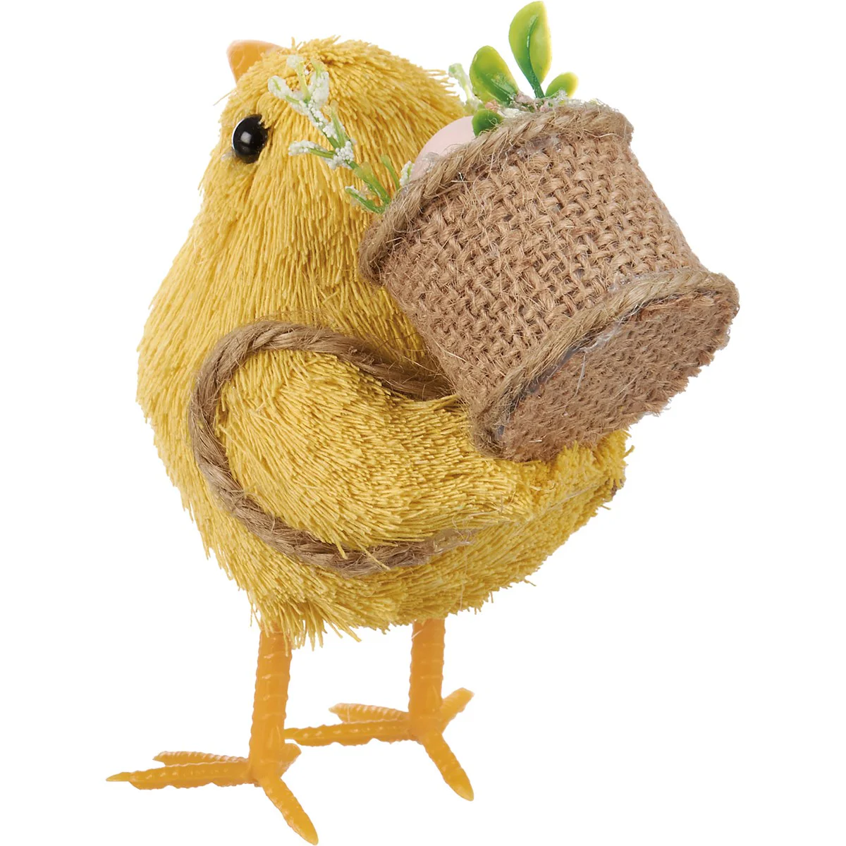 Spring Chicks with Egg Baskets Set of 3 Figures - Image 4