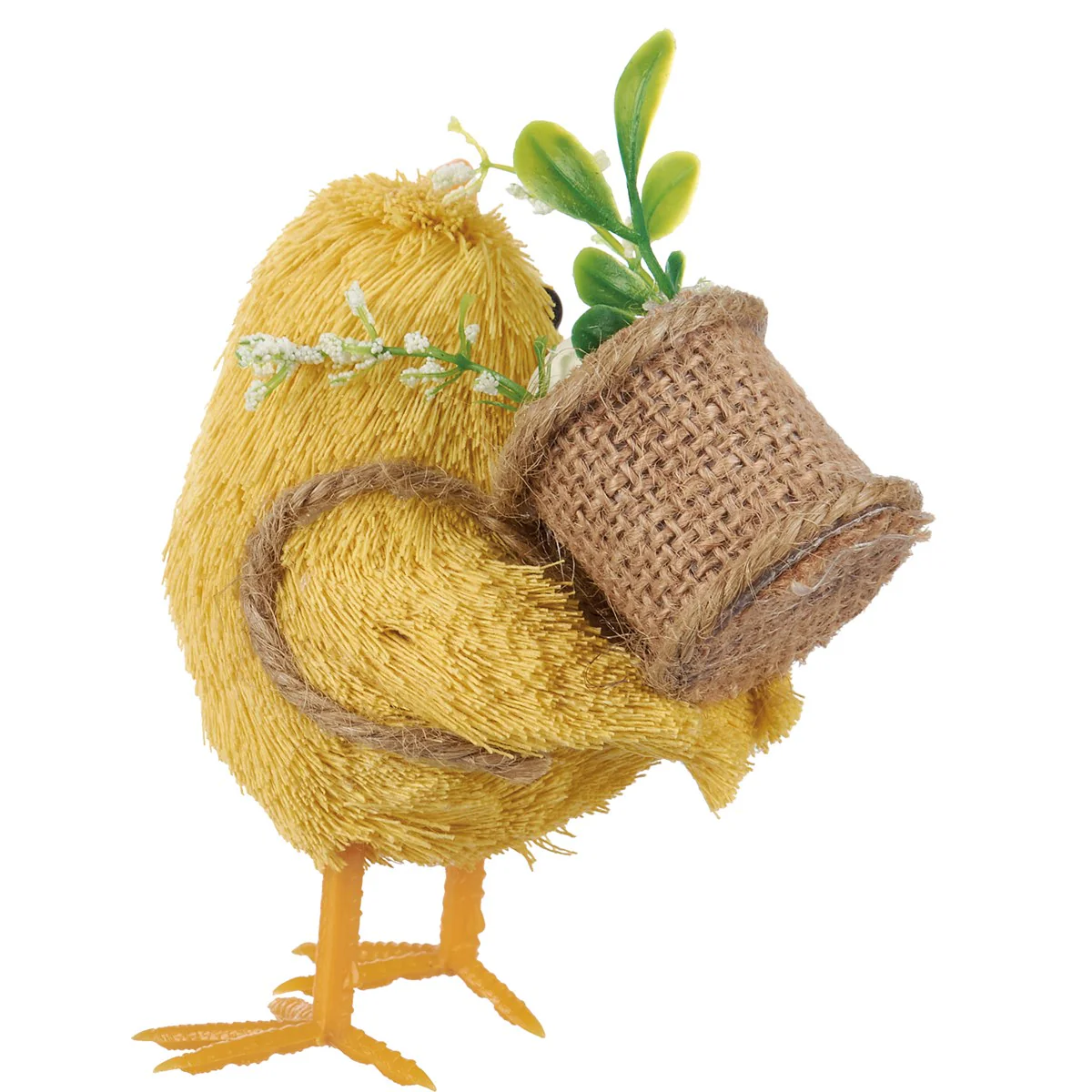 Spring Chicks with Egg Baskets Set of 3 Figures - Image 5