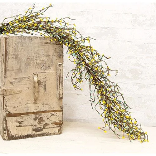 Spring Mix Pip Berries 4 ft Garland - Image 3