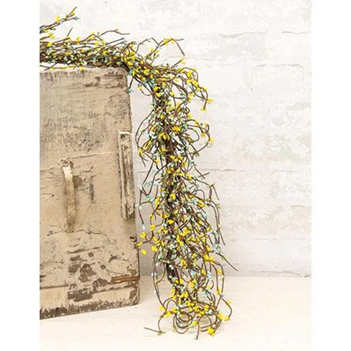 Spring Mix Pip Berries 4 ft Garland - Image 4