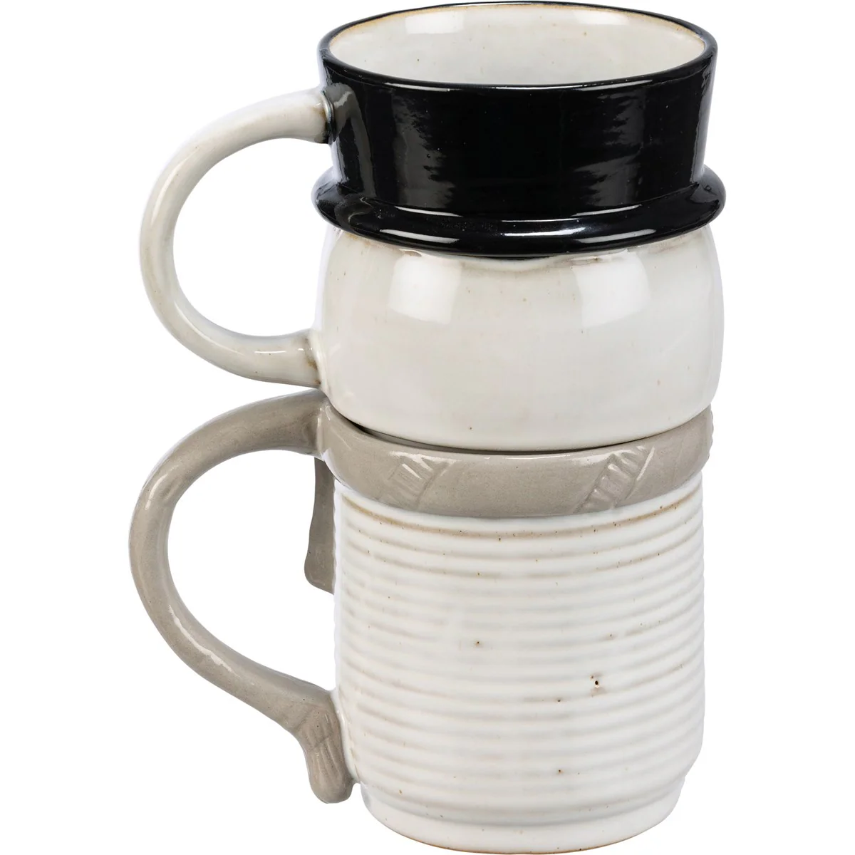 Surprise Me Sale π€ π Stacked Snowman Mug Set - Image 3