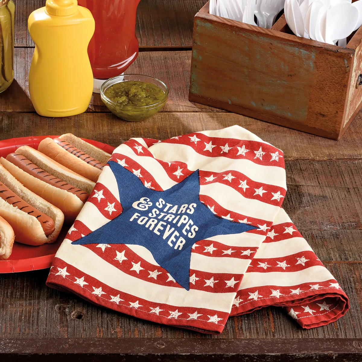๐ Stars & Stripes Forever Americana Dish Towel - Image 2