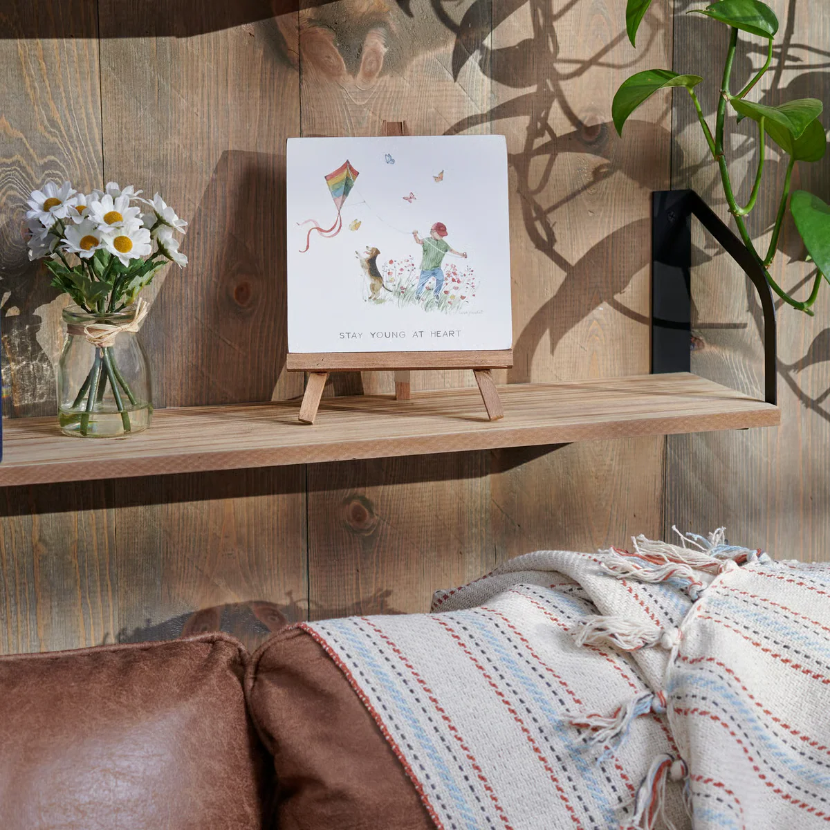 Surprise Me Sale 🤭 💙 Stay Young At Heart Easel Sign - Image 2