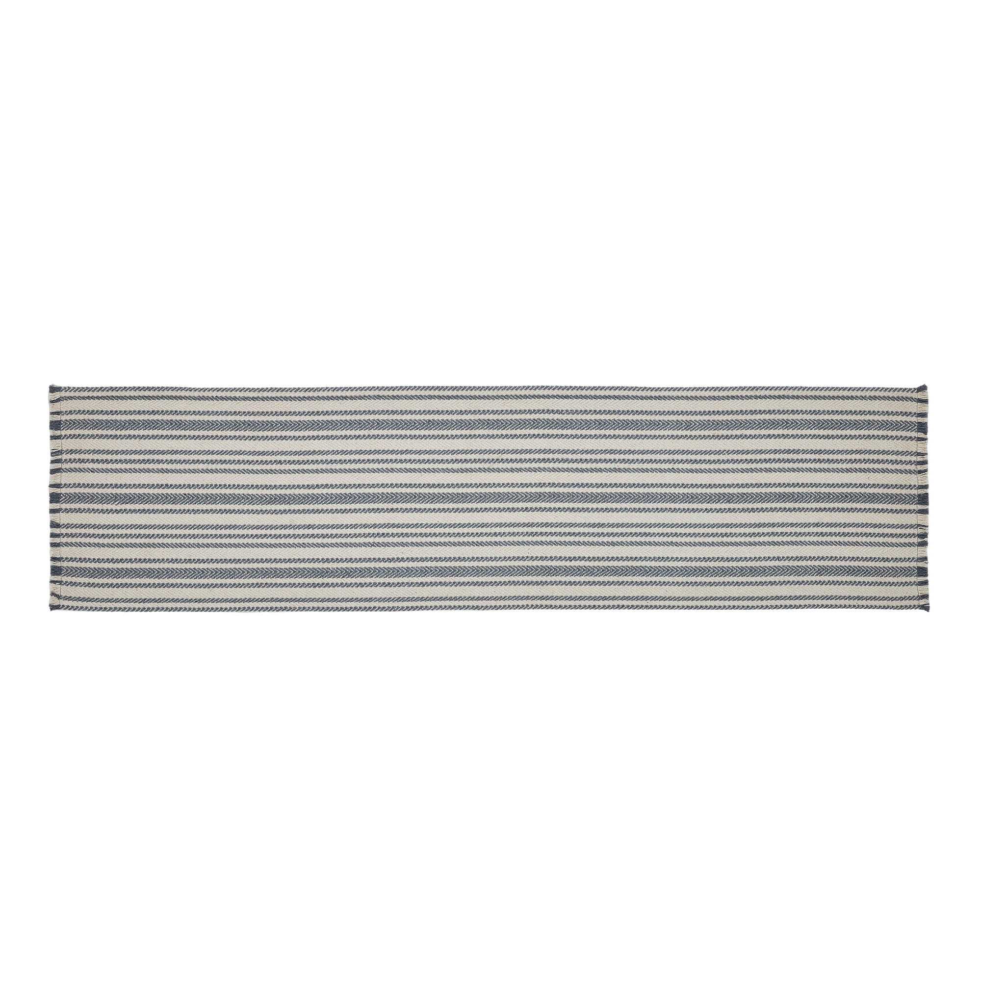 Steel Grey and White Chevron 48" Table Runner - Image 3