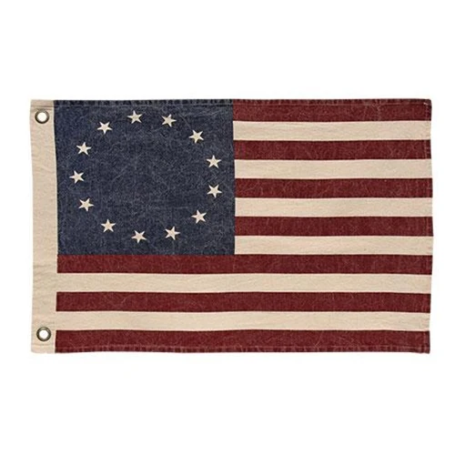 Stonewashed Betsy Ross 17" x 28" Flag